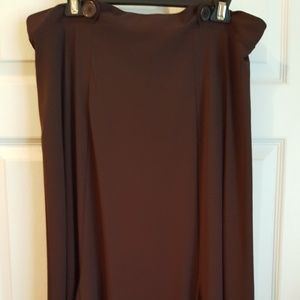 Dress Barn Dark Brown Skirt
